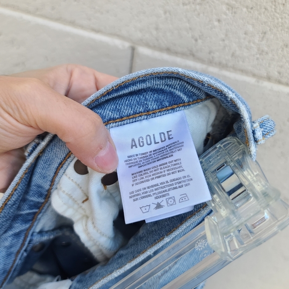 Agolde | Nico High Rise Slim Fit Jeans in Cliffside Size 26 - Picture 9 of 10